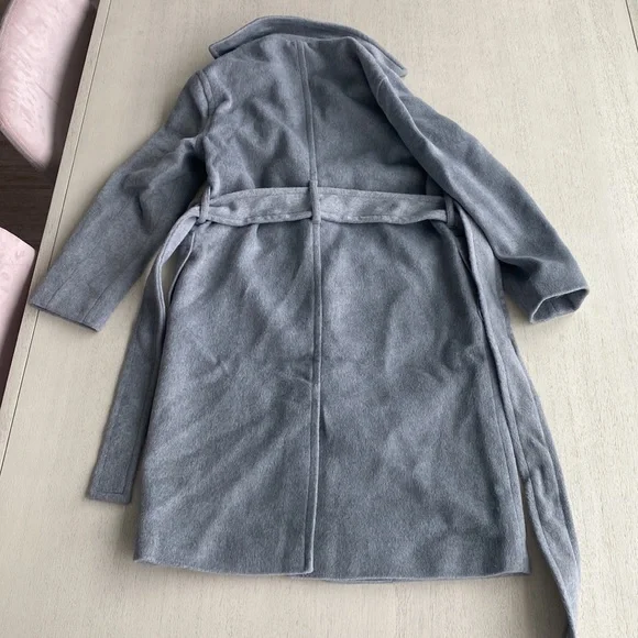 NWT Rails Nadine Wool-Blend Trench Coat Grey Size small - Picture 5 of 8